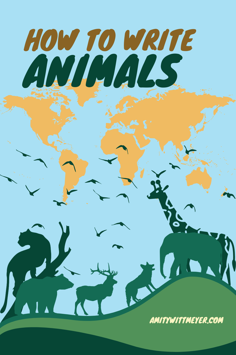 how to write animals