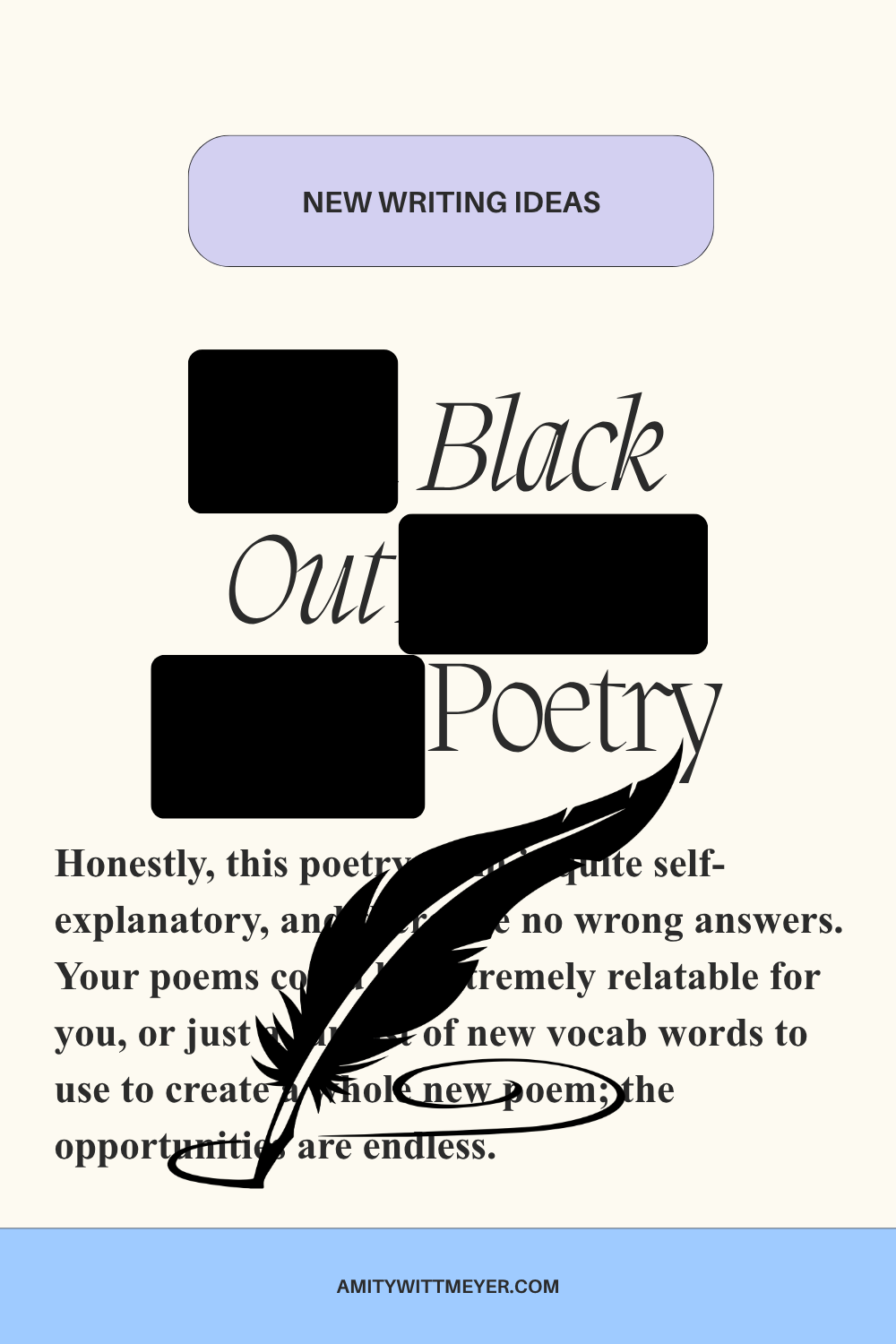 The Best Way to Create Blackout Poetry the black